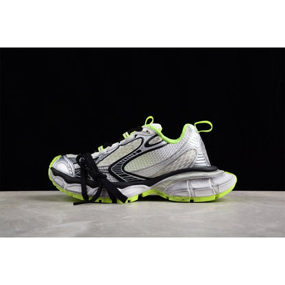 BALENCIAGA 3 - L - White Fluo Yellow Sneakers - Black Unisex Streetwear Limited Edition - Introducing the BALENCIAGA 3XL x White Black Fluo Yellow, a dynamic fusion of modern design