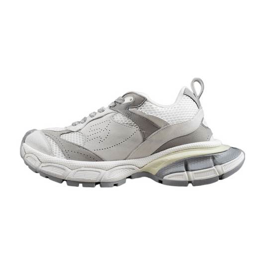 BALENCIAGA 3 - L - Grey Sneakers - White Unisex Streetwear Limited Edition - Introducing the BALENCIAGA 3XL in White Grey, a striking combination of luxury and contemporary design.