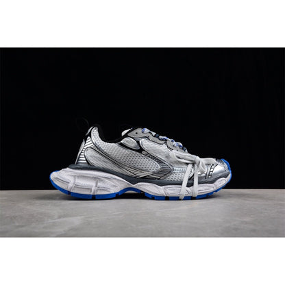 BALENCIAGA 3 - L - Grey Blue Sneakers - White Unisex Streetwear Limited Edition - Introducing the BALENCIAGA 3XL x White Grey Blue, a bold statement in contemporary footwear. These