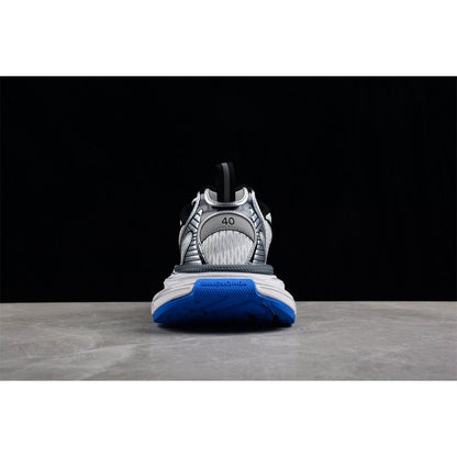 BALENCIAGA 3 - L - Grey Blue Sneakers - White Unisex Streetwear Limited Edition - Introducing the BALENCIAGA 3XL x White Grey Blue, a bold statement in contemporary footwear. These