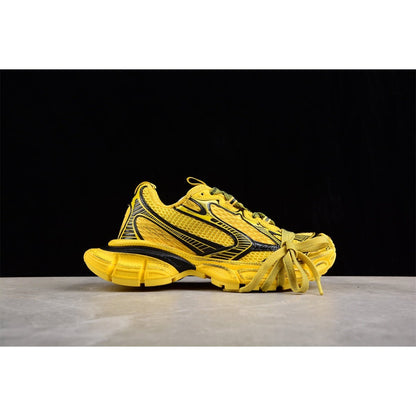 BALENCIAGA 3 - L - Yellow Sneakers - Black Unisex Streetwear Limited Edition - Introducing the BALENCIAGA 3XL x Yellow Black, a bold fusion of style and functionality. These