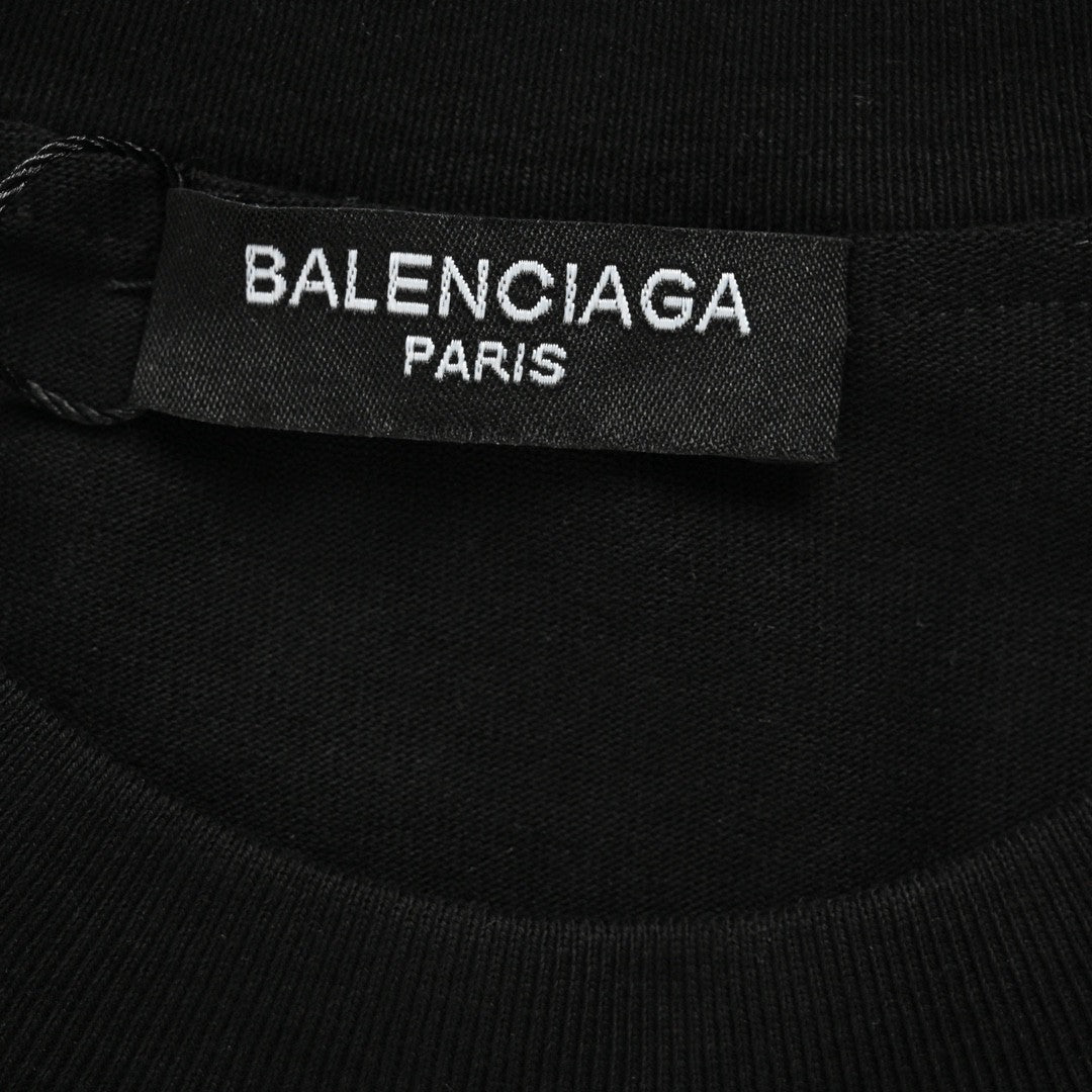 Camiseta negra Balenciaga Acid Arab