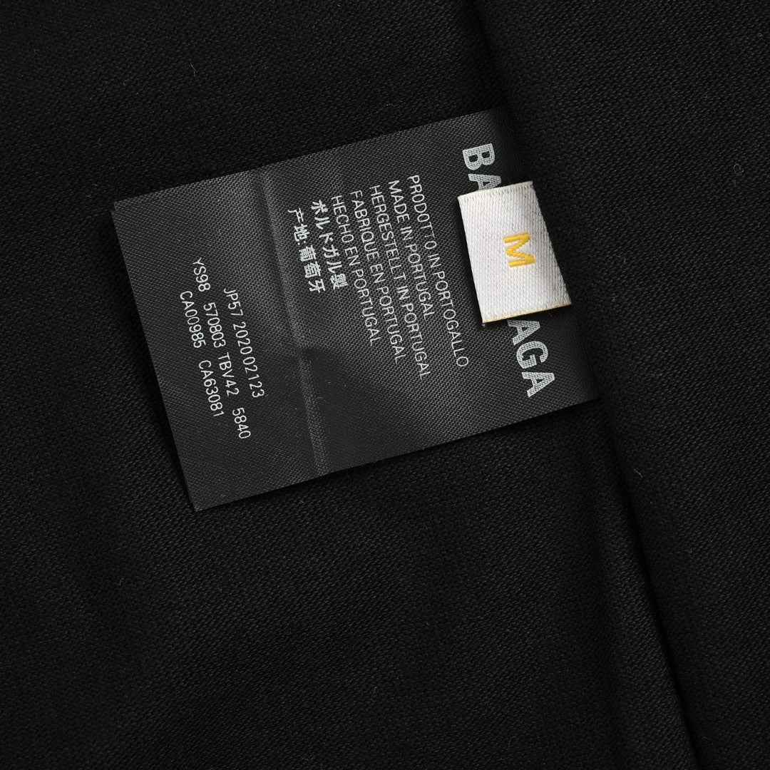 Camiseta negra Balenciaga Acid Arab