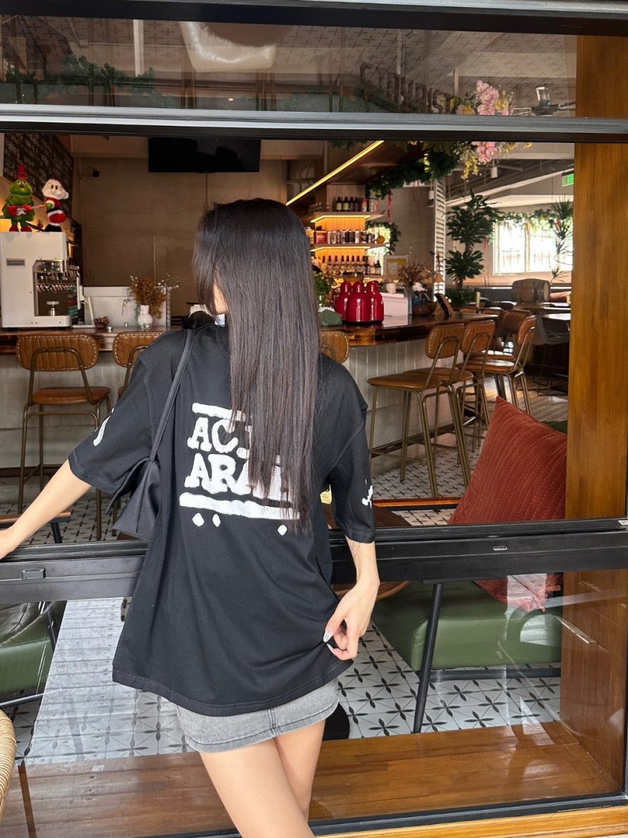 Camiseta negra Balenciaga Acid Arab