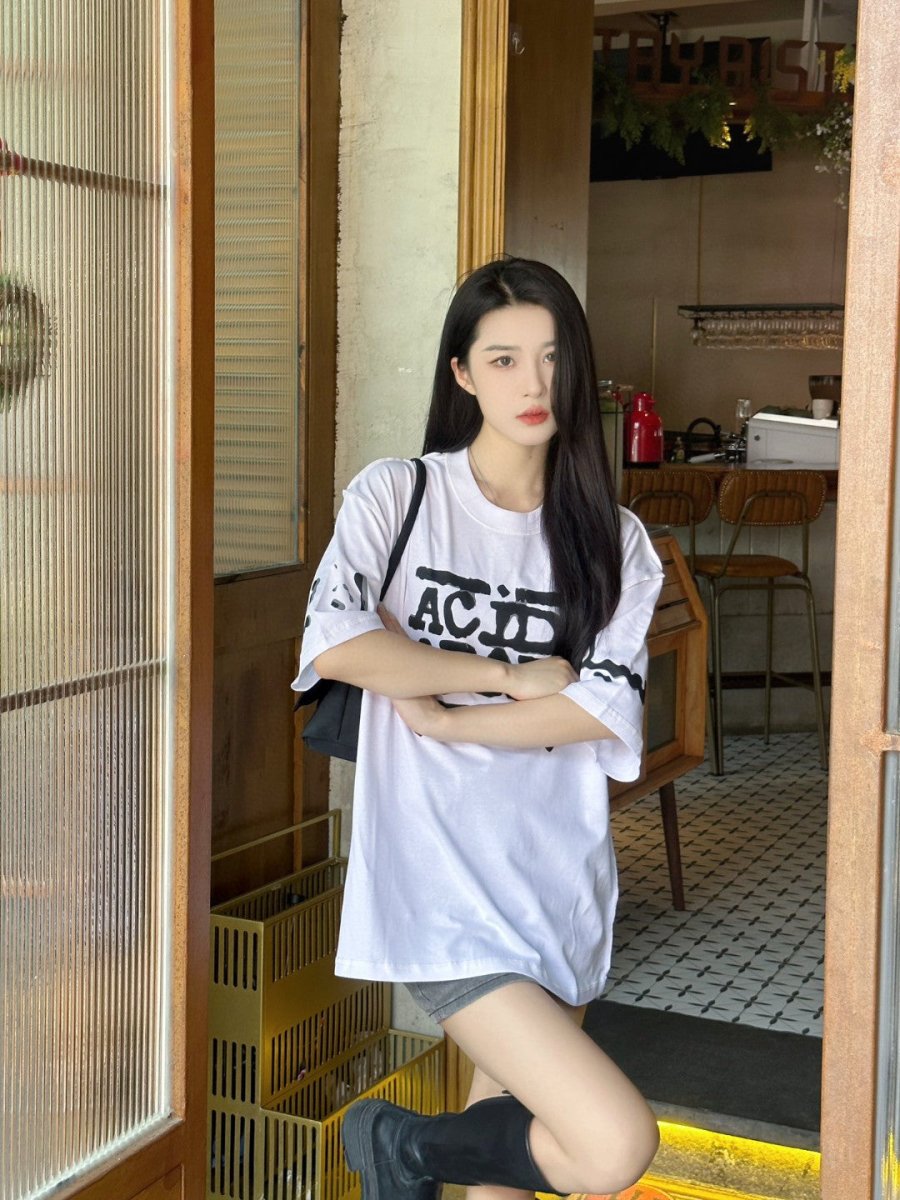 Camiseta blanca Balenciaga Acid Arab