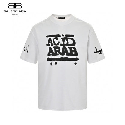 Balenciaga Acid Arab T-shirt - White Unisex Streetwear Limited Edition