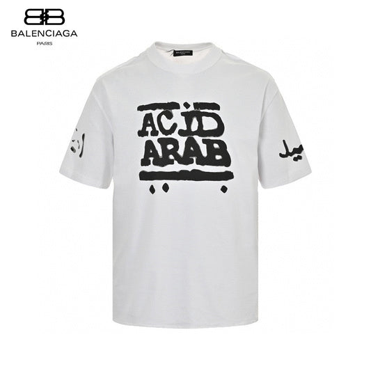 Balenciaga Acid Arab T-shirt - White Unisex Streetwear Limited Edition
