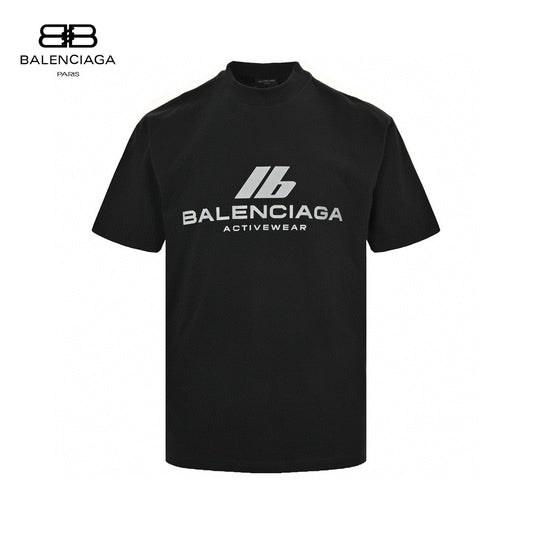 Balenciaga Activewear T-shirt (black) Unisex Streetwear Limited Edition - The Balenciaga Activewear T-Shirt in black is a perfect combination of style and practicality. Made