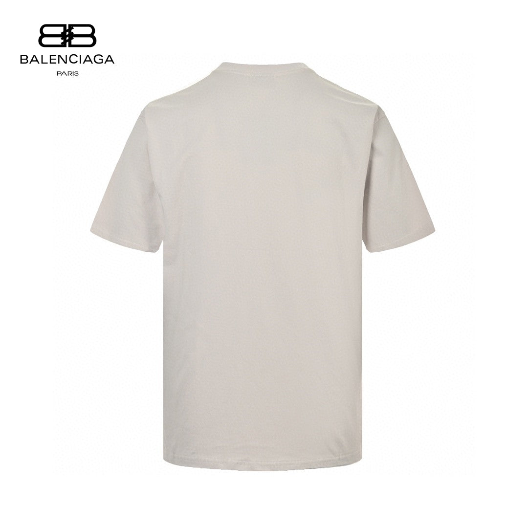 Balenciaga Activewear T-shirt (light Beige) Unisex Streetwear Limited Edition - The Balenciaga Activewear T-Shirt in light beige is a perfect blend of style and functionality.