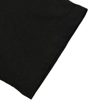 Camiseta Balenciaga con estampado integral del logo (negra)