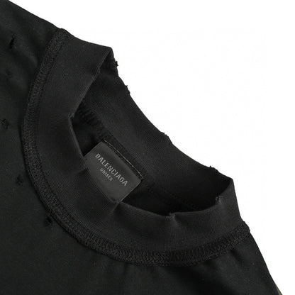 Balenciaga Antwerpen T-shirt - Black Unisex Streetwear Limited Edition - This Balenciaga t-shirt features a distinctive graphic design with an illustration of a castle on