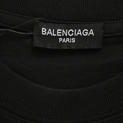 Camiseta Balenciaga con logo BB (negra)