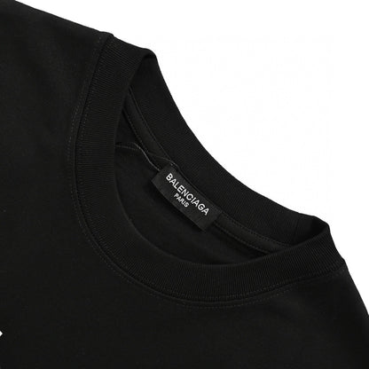 Balenciaga Bb Logo T-shirt (black) Unisex Streetwear Limited Edition - Elevate your streetwear collection with the Balenciaga BB Logo T-Shirt in black. Made from premium