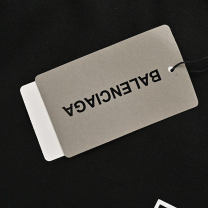 Camiseta Balenciaga con logo BB (negra)