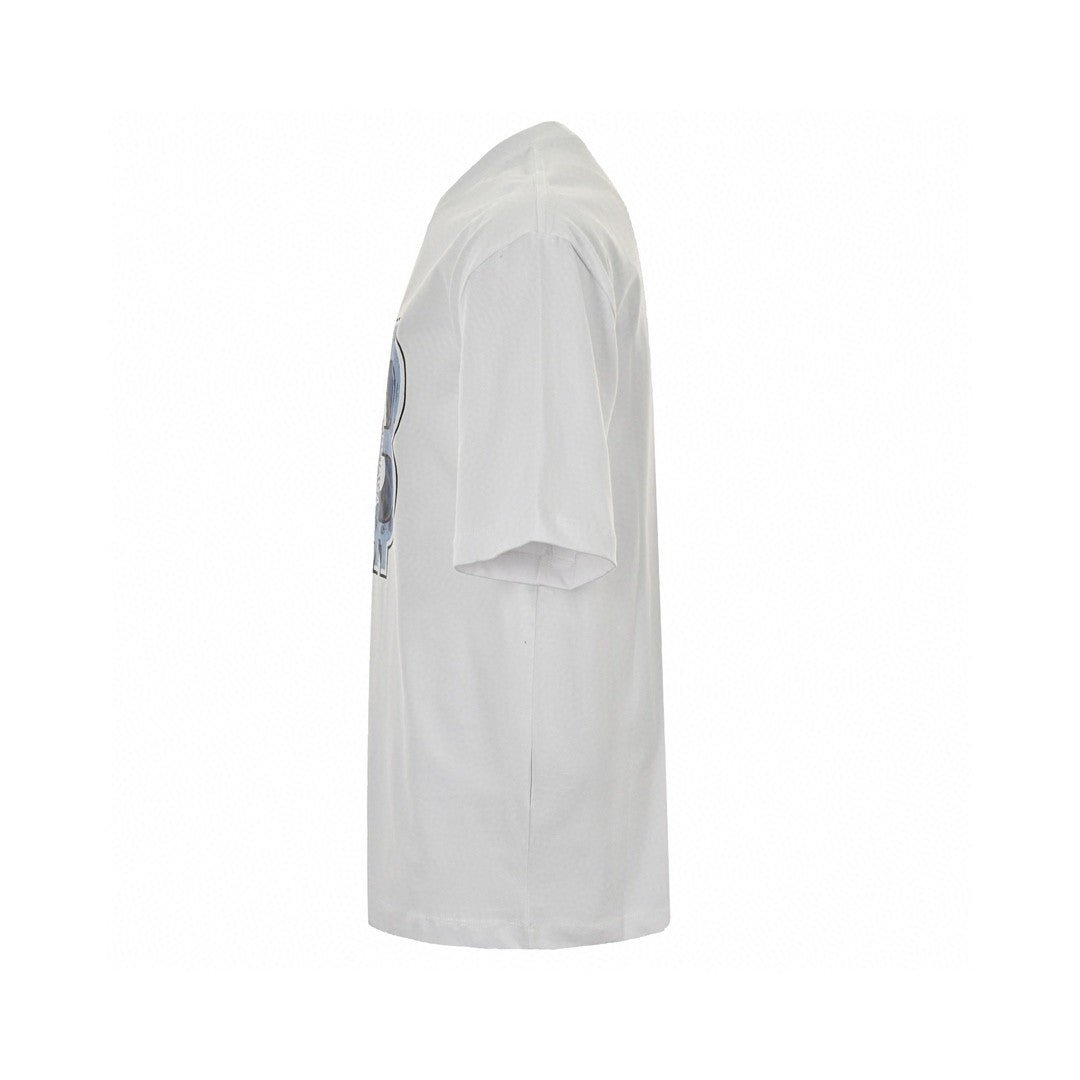 Balenciaga Bb Logo T-shirt (white) Unisex Streetwear Limited Edition - Step up your streetwear game with the Balenciaga BB Logo T-Shirt in white. Crafted from