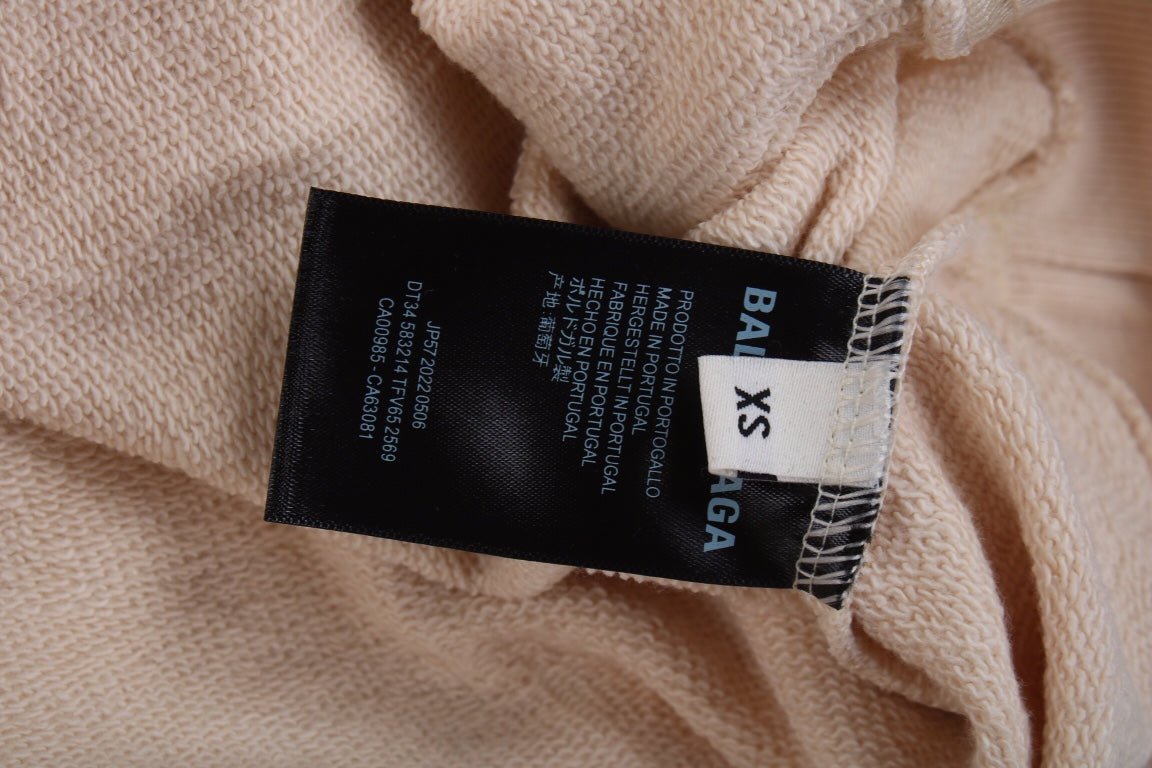 Sudadera Balenciaga Beige Multilogo