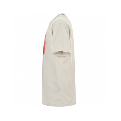 Camiseta Balenciaga beige con estampado abstracto