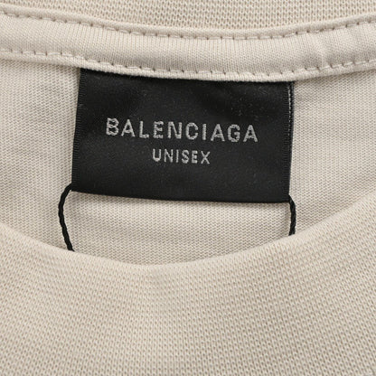 Camiseta Balenciaga beige con estampado EREWHON