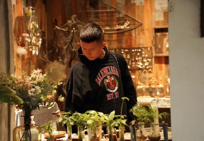 Sudadera con capucha Balenciaga Black Crest