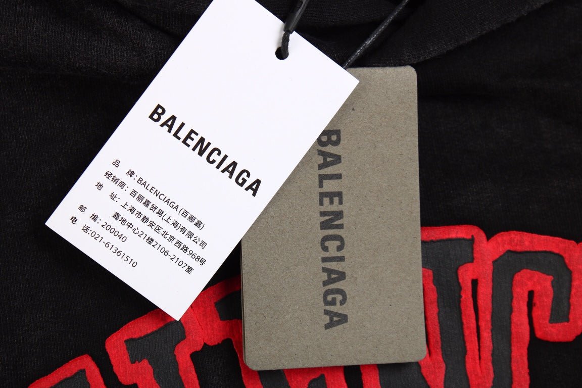 Sudadera con capucha Balenciaga Black Crest