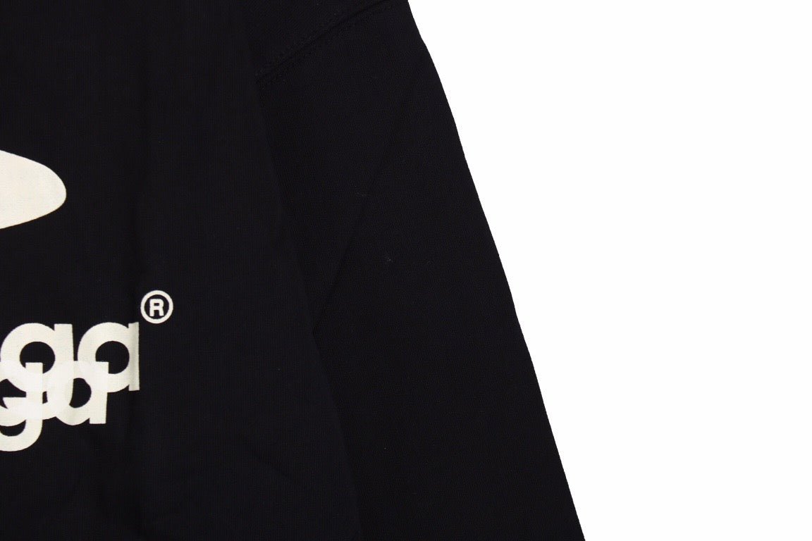 Sudadera con capucha y logo gráfico de Balenciaga, color negro