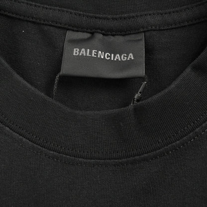 Camiseta gráfica negra de Balenciaga