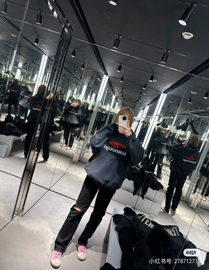 Sudadera negra Balenciaga