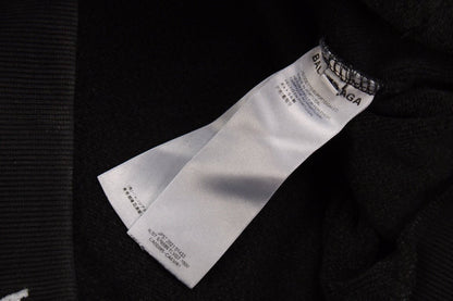 Sudadera negra Balenciaga con estampado 'I Love'