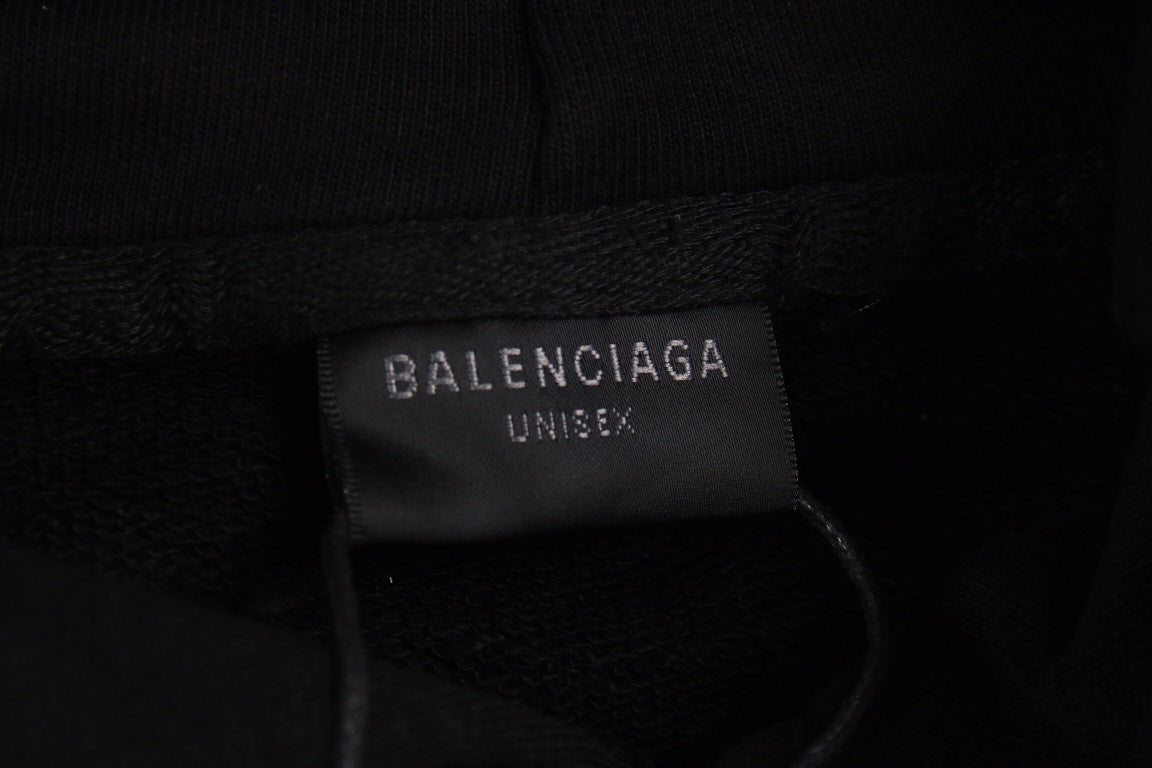 Sudadera negra oversize de Balenciaga