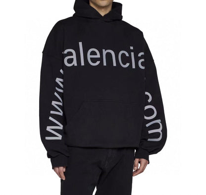 Sudadera negra oversize de Balenciaga