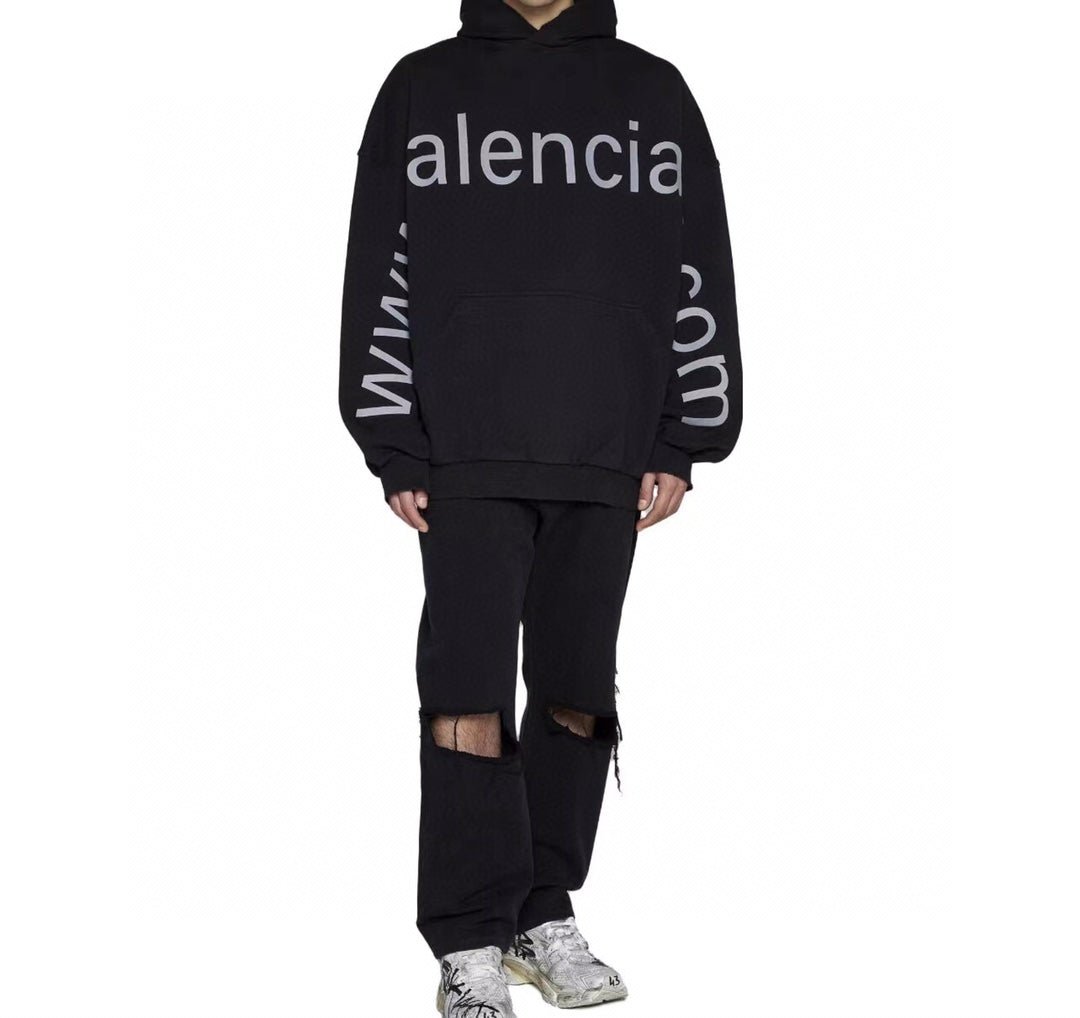 Sudadera negra oversize de Balenciaga