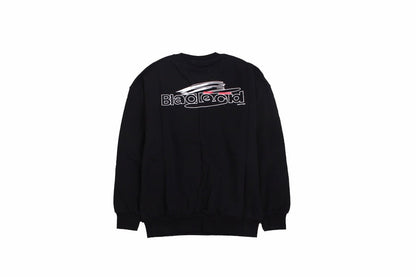 Balenciaga Sweatshirt - Black Unisex Streetwear Limited Edition - This Balenciaga sweatshirt features a subtle logo graphic on the chest. It is crafted from
