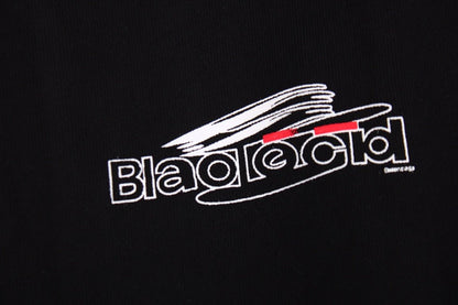 Balenciaga Sweatshirt - Black Unisex Streetwear Limited Edition - This Balenciaga sweatshirt features a subtle logo graphic on the chest. It is crafted from