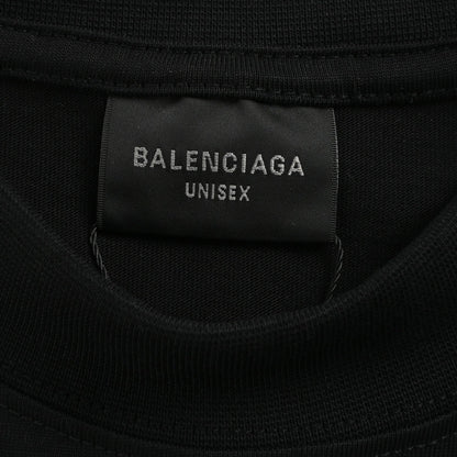Camiseta negra Balenciaga con estampado EREWHON