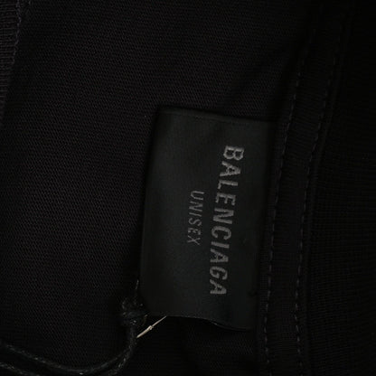Balenciaga T-shirt With Label Detail - Black Unisex Streetwear Limited Edition - <span>Minimalist design. Features a small label detail at the bottom. Made from premium fabric for