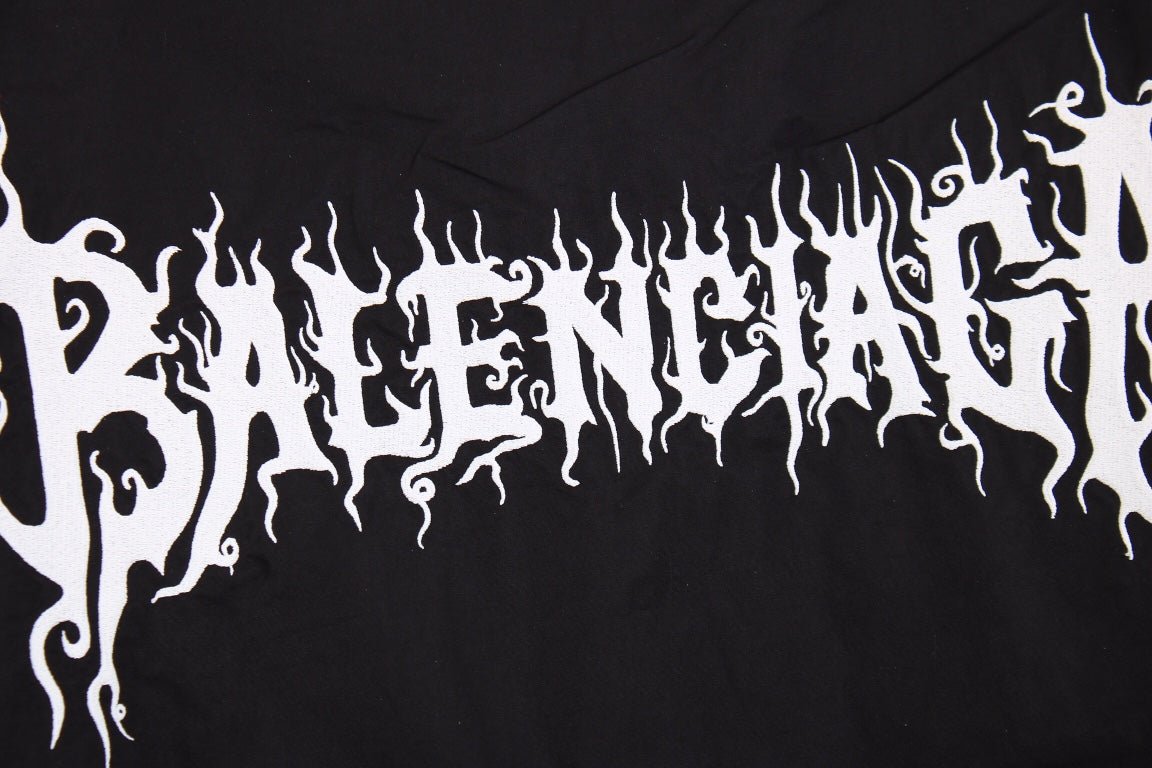 Balenciaga Zip-up Jacket - Black Unisex Streetwear Limited Edition - This Balenciaga jacket features a minimalist black design with a zip-up front. It has a