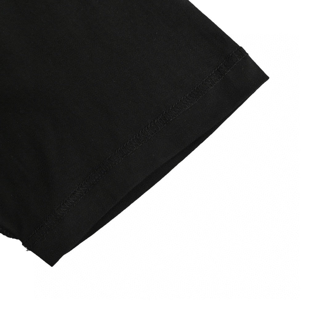 BALENCIAGA Vintage Logo T-shirt - Black Unisex Streetwear Limited Edition