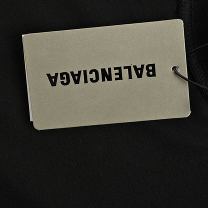 CAMISETA BALENCIAGA VINTAGE CON LOGOTIPO NEGRA