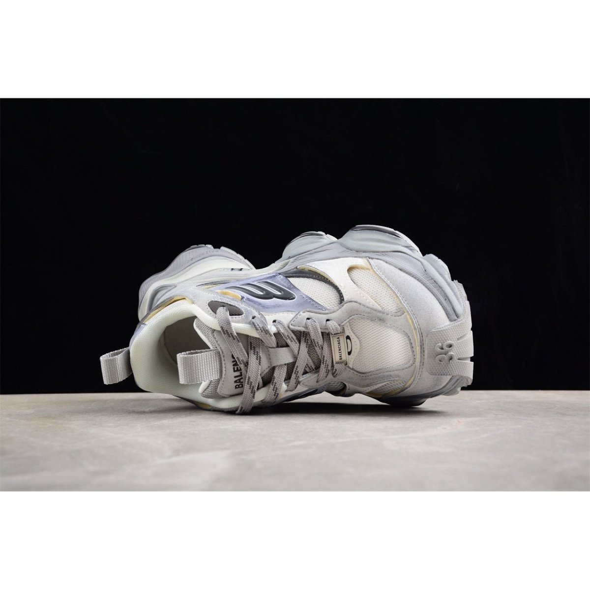 BALENCIAGA Cargo - All Sneakers - Grey Unisex Streetwear Limited Edition - Introducing the BALENCIAGA Cargo in All Grey, a perfect blend of utility and contemporary style.