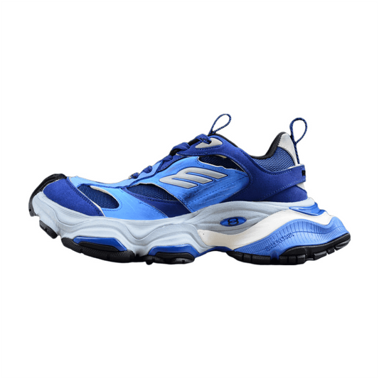 BALENCIAGA Cargo - Dk.blue Sneakers Unisex Streetwear Limited Edition - Introducing the BALENCIAGA Cargo x Dark Blue, a perfect blend of utilitarian design and high