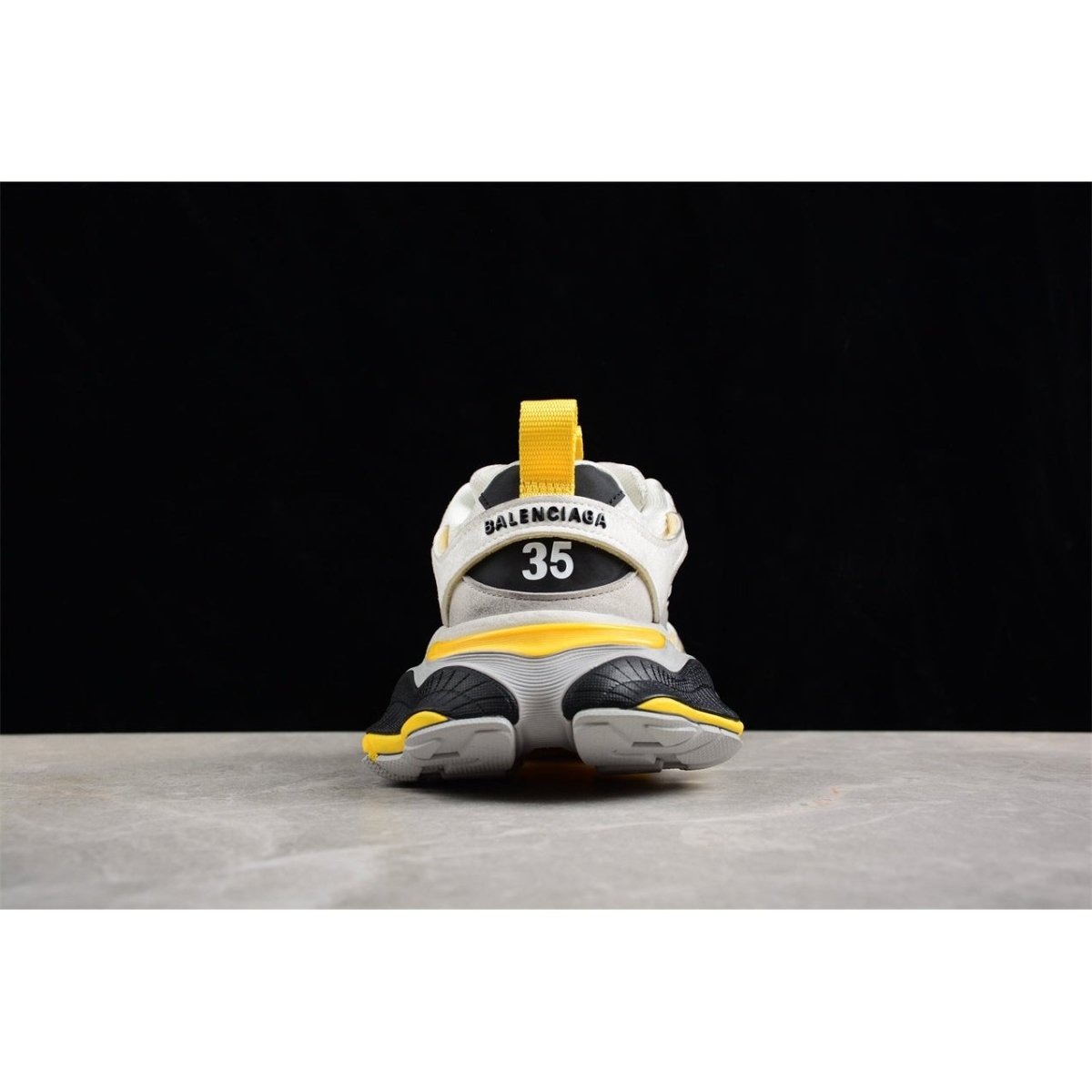BALENCIAGA Cargo - Grey Yellow Sneakers - Black Unisex Streetwear Limited Edition - Introducing the BALENCIAGA Cargo x Grey Black Yellow, a dynamic blend of utilitarian functionality and