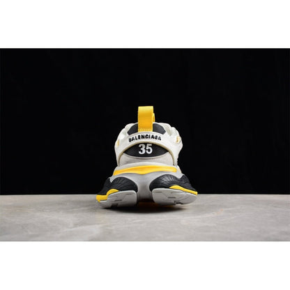 BALENCIAGA Cargo - Grey Yellow Sneakers - Black Unisex Streetwear Limited Edition - Introducing the BALENCIAGA Cargo x Grey Black Yellow, a dynamic blend of utilitarian functionality and