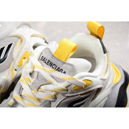 BALENCIAGA Cargo - Grey Yellow Sneakers - Black Unisex Streetwear Limited Edition - Introducing the BALENCIAGA Cargo x Grey Black Yellow, a dynamic blend of utilitarian functionality and