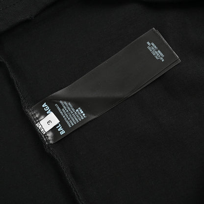 Camiseta negra con gráfico de Balenciaga CD.