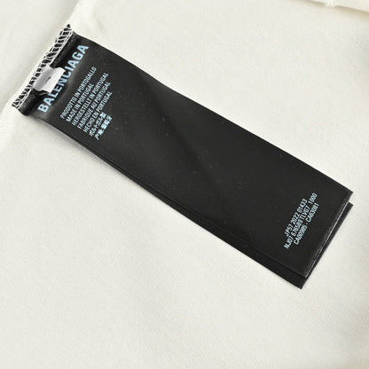 Camiseta blanca con gráfico CD de Balenciaga