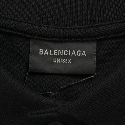 Polo Balenciaga Classic Logo (Negro)