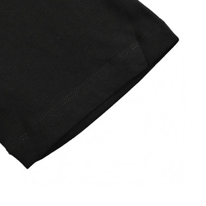 Camiseta Balenciaga con logo de cristal en negro