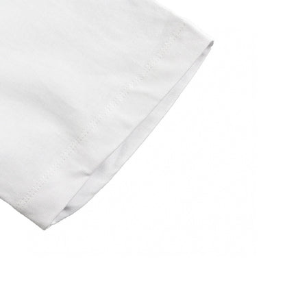 Camiseta Balenciaga con logo de cristal en blanco