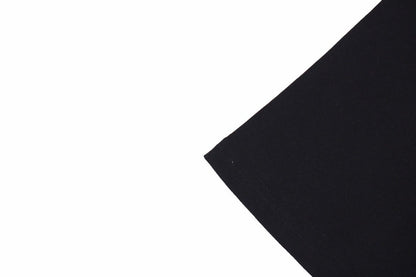 CAMISETA CON NOMBRE DEL DISEÑADOR BALENCIAGA, NEGRA