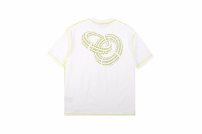 Balenciaga Digital Age Logo T-shirt - White Unisex Streetwear Limited Edition - This white Balenciaga t-shirt features a unique twist on the brand logo, styled as an
